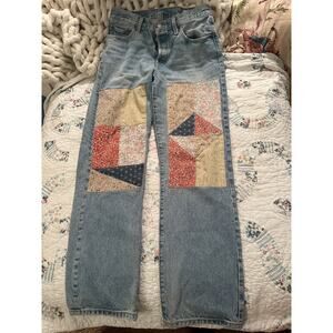 NWOT LEVI'S 501 150th ANNIVERSARY PATCHWORK QUILT JEANS LIMITED EDITION 27